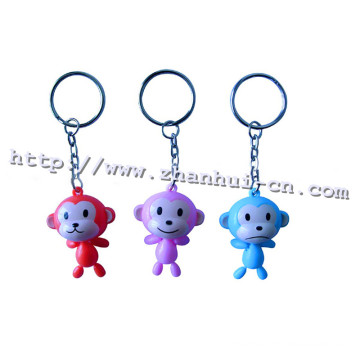 Plastik-Affe-Form Keychain